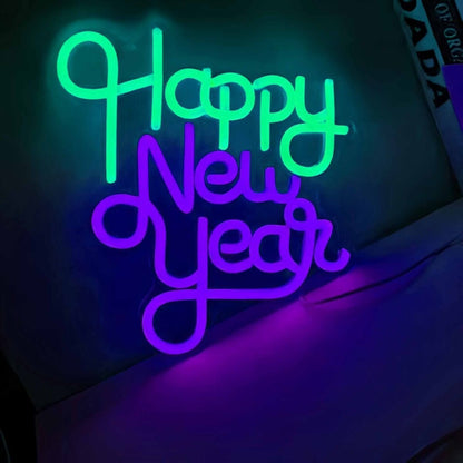 Playful Happy New Year Neon | Shineneon