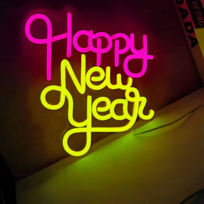 Playful Happy New Year Neon | Shineneon