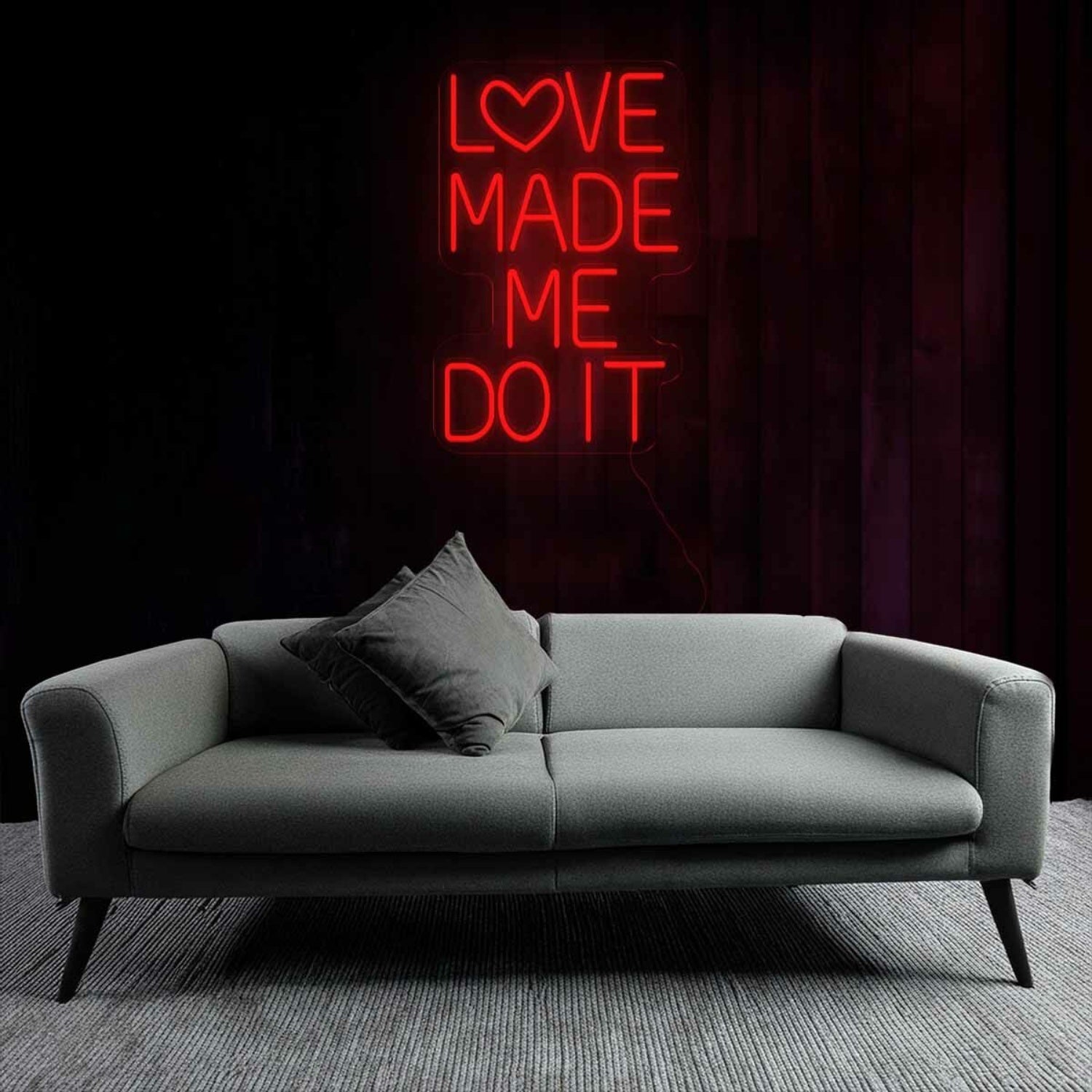 Playful Love Made Me Do It Neon Sign | Shineneon