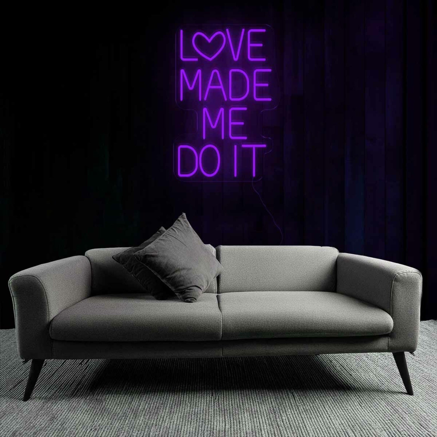 Playful Love Made Me Do It Neon Sign | Shineneon