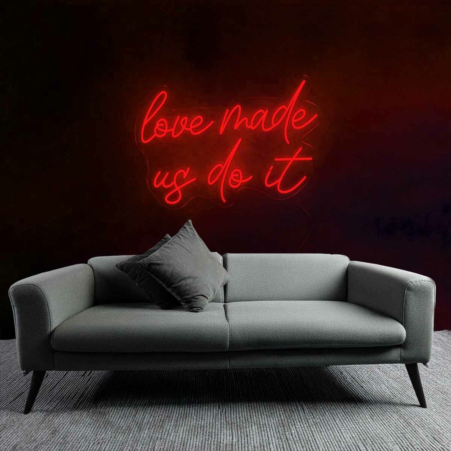 Playful Love Made Us Do It Neon Sign | Shineneon