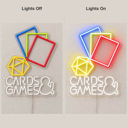 Playing Cards LED Neon Sign - Shineneon