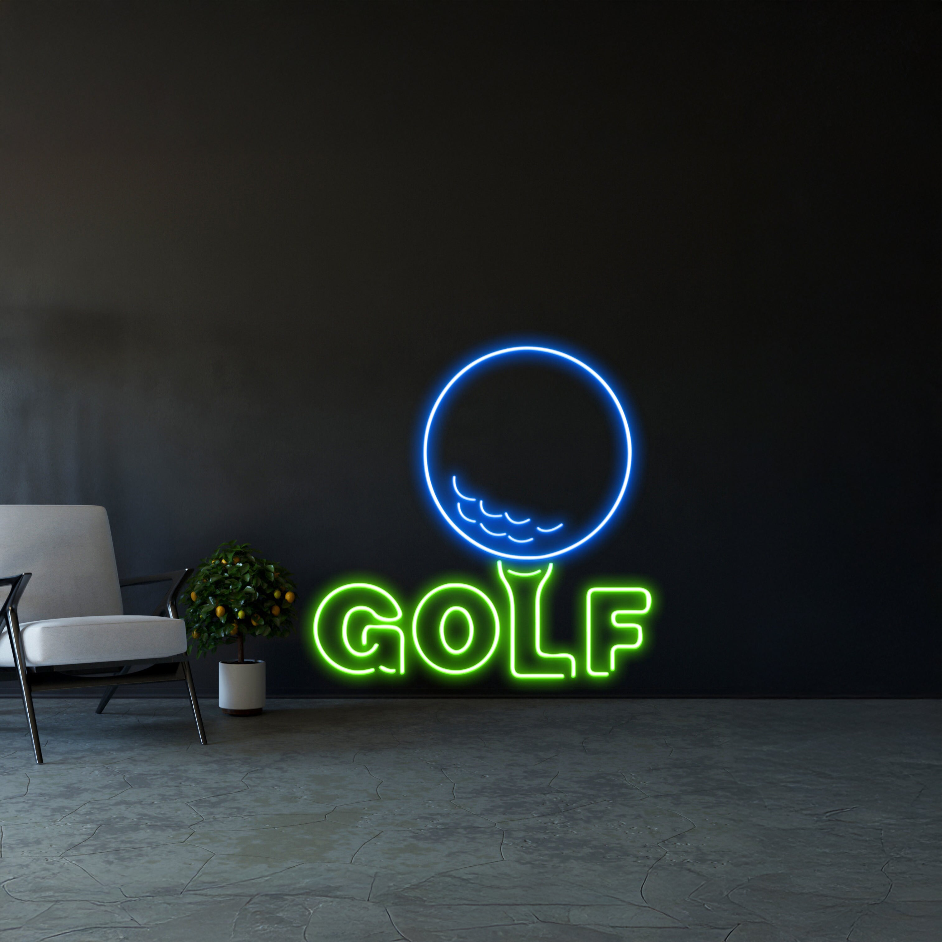 Playing Golf Led Sign Best Gifts Golf Led Signs | Shineneon