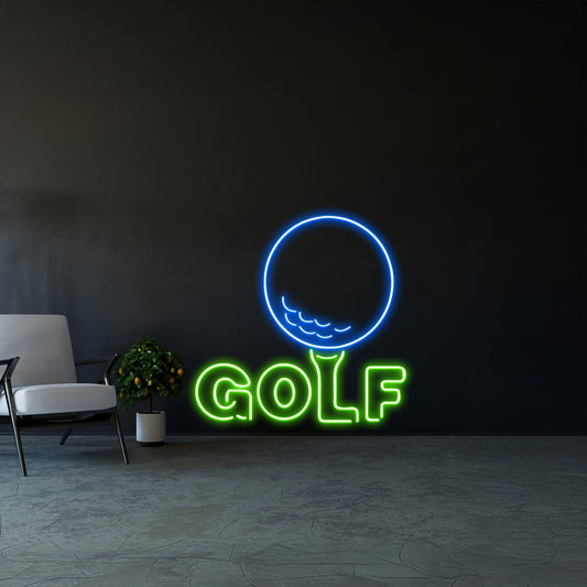 Playing Golf Led Sign Best Gifts Golf Led Signs