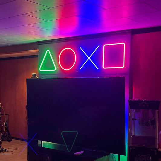 Playstation Gaming Room Led Sign Business Neon Sign