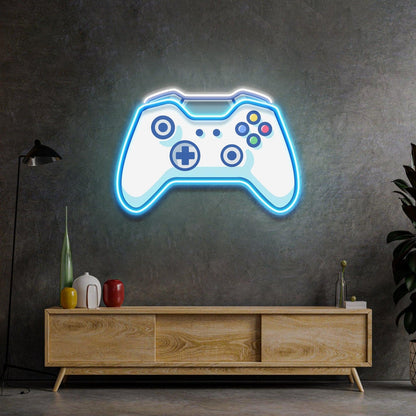 Playstation Pop Art Uv Printed Led Neon Sign For Indoor Gaming Room Decor | Shineneon