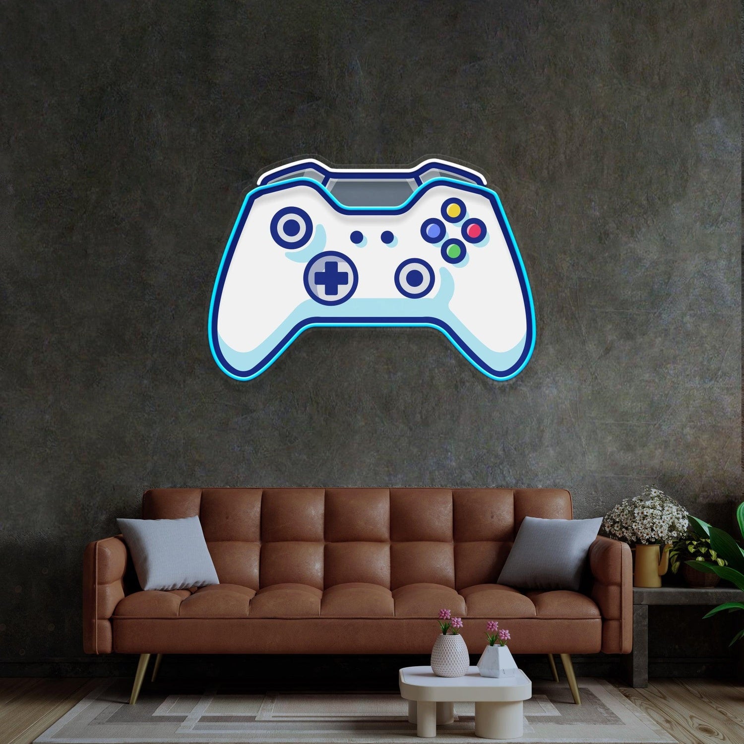 Playstation Pop Art Uv Printed Led Neon Sign For Indoor Gaming Room Decor | Shineneon