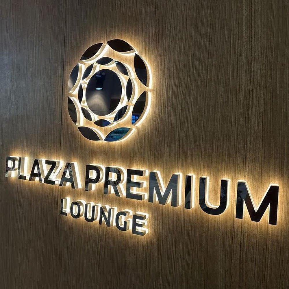 Plaza Premium Lounge 3D Backlit Letters Business Metal Led Sign - Shineneon