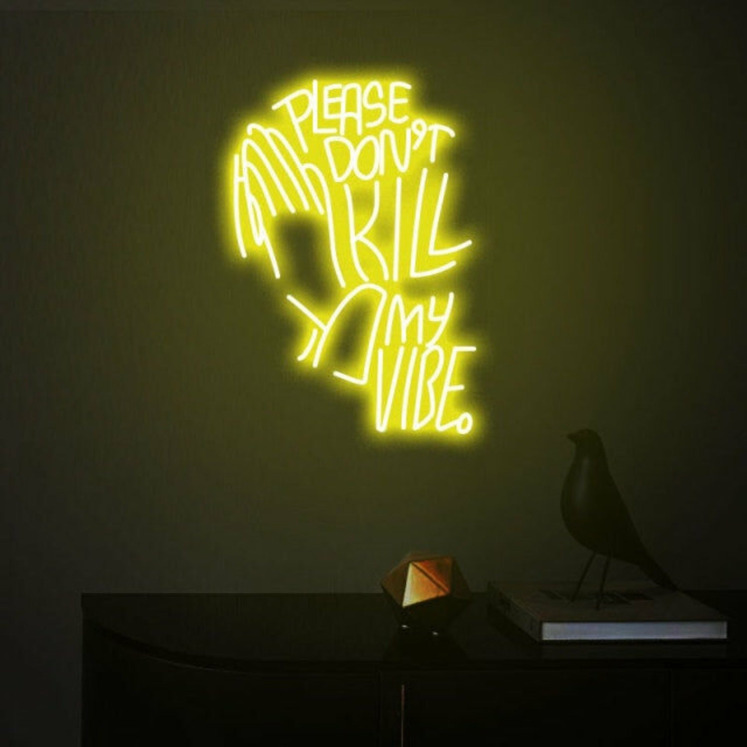 Please Dont Kill My Vibe Party Upbeat Neon For Fun Gatherings | Shineneon
