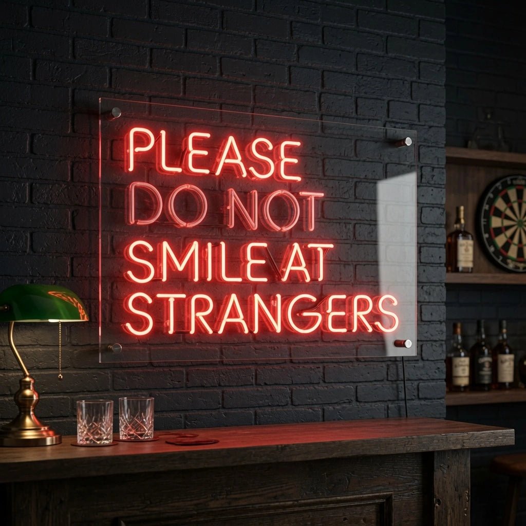 Please Don't Smile LED Neon Sign - Shineneon
