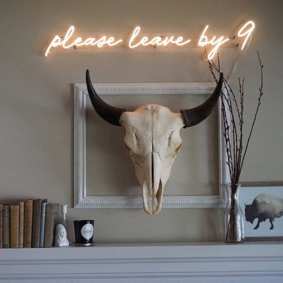Please Leave By 9 Led Sign Business Neon Sign - Shineneon