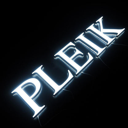 Pleik 3D Frontlit Letters Metal Led Sign - Shineneon