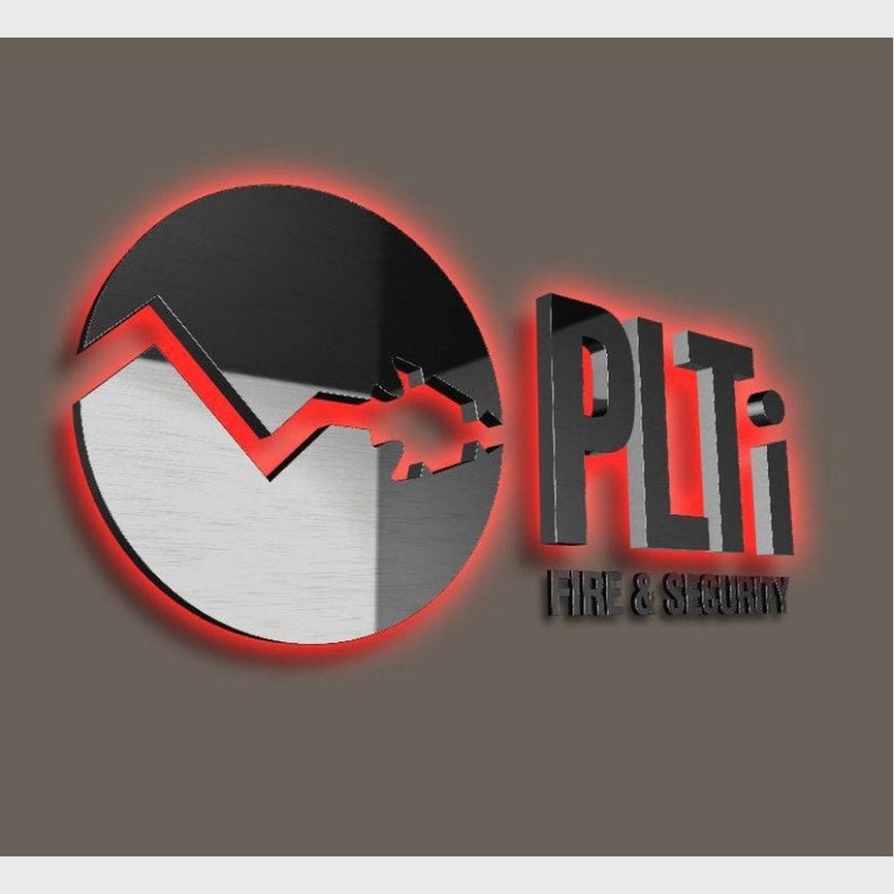 Plti Fire Security 3D Backlit Channel Letters Led Light Sign - Shineneon