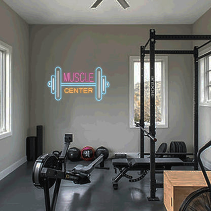 Plug And Play Led Neon Sign Muscle Center | Shineneon