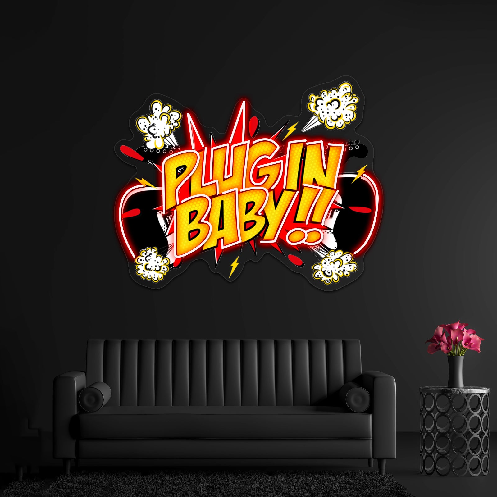 Plug In Baby Artwork Led Neon Signs Custom | Shineneon