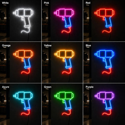 Pneumatic Impact Wrench LED Neon Sign - Shineneon