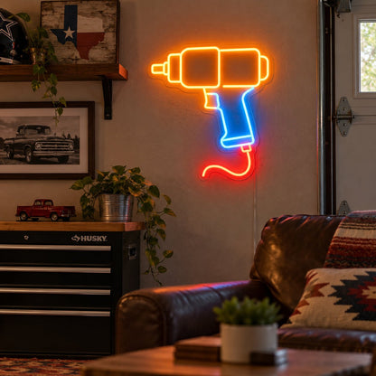 Pneumatic Wrench LED Neon Sign - Shineneon