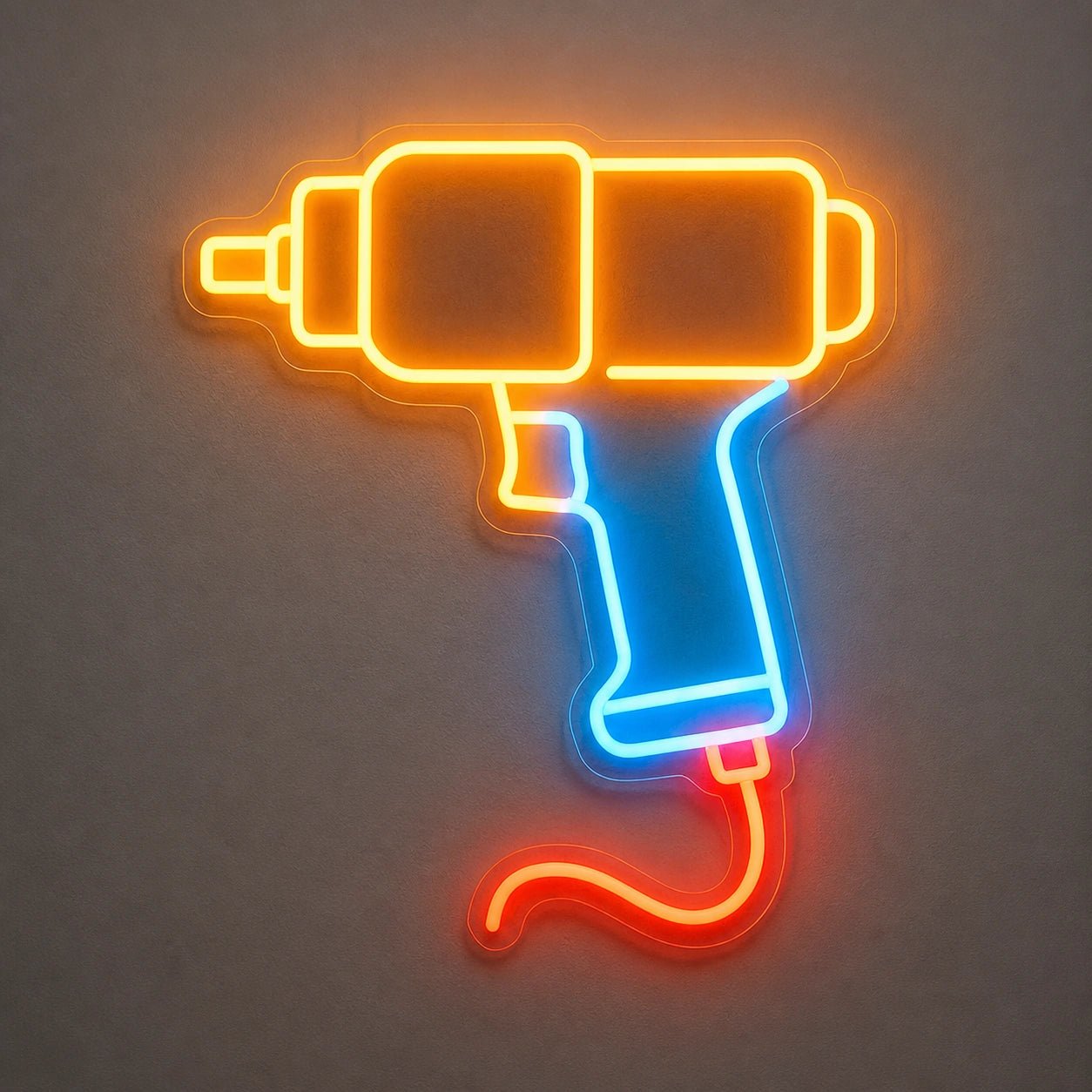 Pneumatic Wrench Vintage LED Neon Sign - Shineneon
