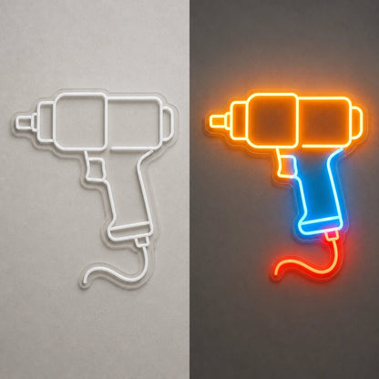 Pneumatic Wrench Vintage LED Neon Sign - Shineneon