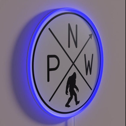 Pnw Sasquatch Rgb Led Neon Sign - Shineneon