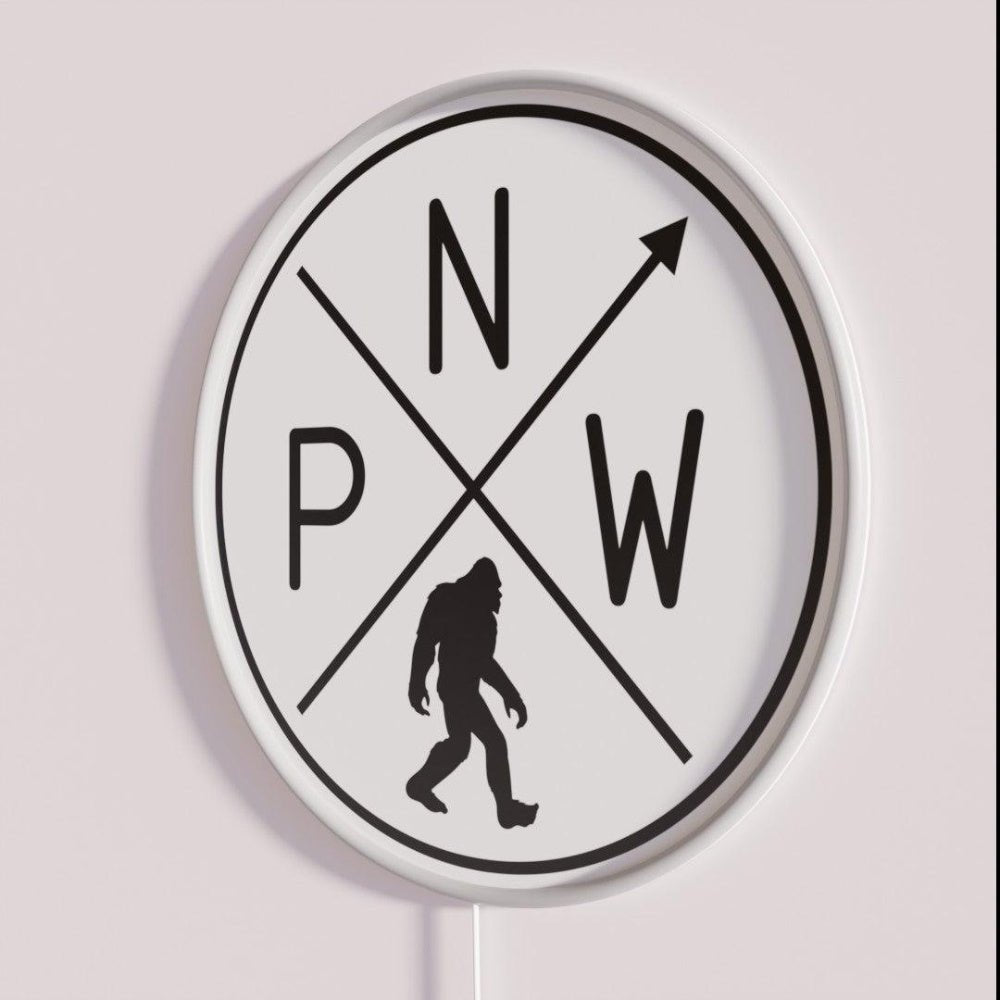 Pnw Sasquatch Rgb Led Neon Sign - Shineneon