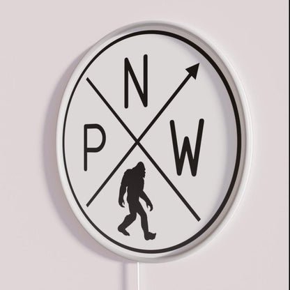 Pnw Sasquatch Rgb Led Neon Sign - Shineneon