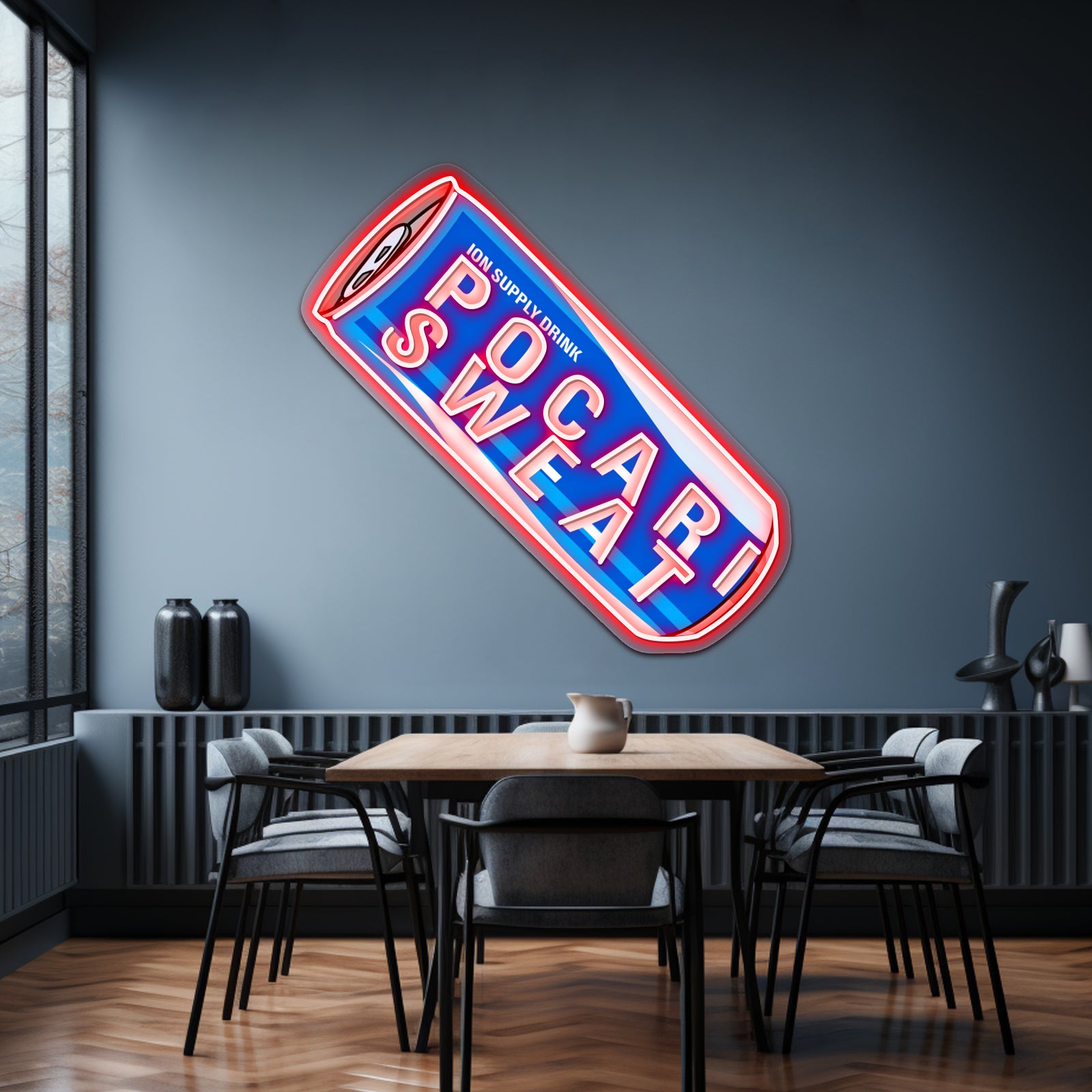 Pocari Sweat Can Artwork Led Neon Signs Custom | Shineneon