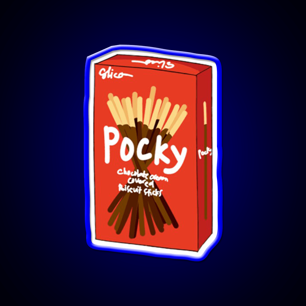 Pocky Snack Food Led Neon Sign Rgb Color - Shineneon