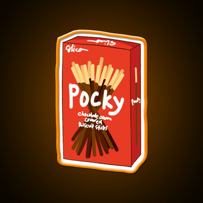 Pocky Snack Food Led Neon Sign Rgb Color - Shineneon