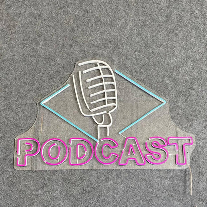 Podcast Led Neon Sign Music Neon Decor | Shineneon