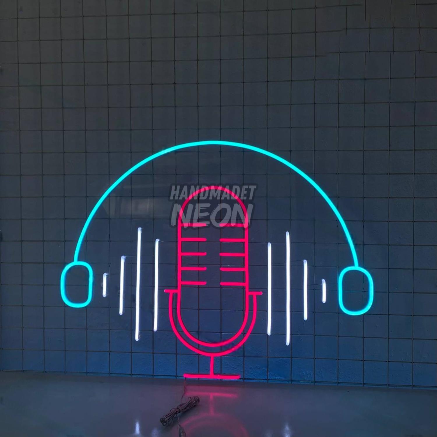 Podcast Led Sign Music Neon Decor | Shineneon