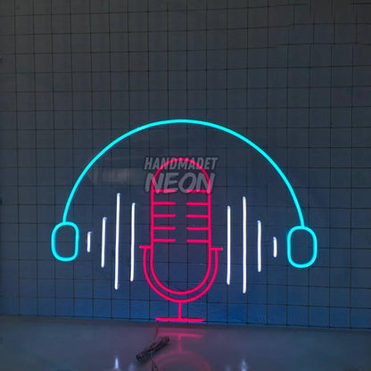 Podcast Led Sign Music Neon Decor | Shineneon