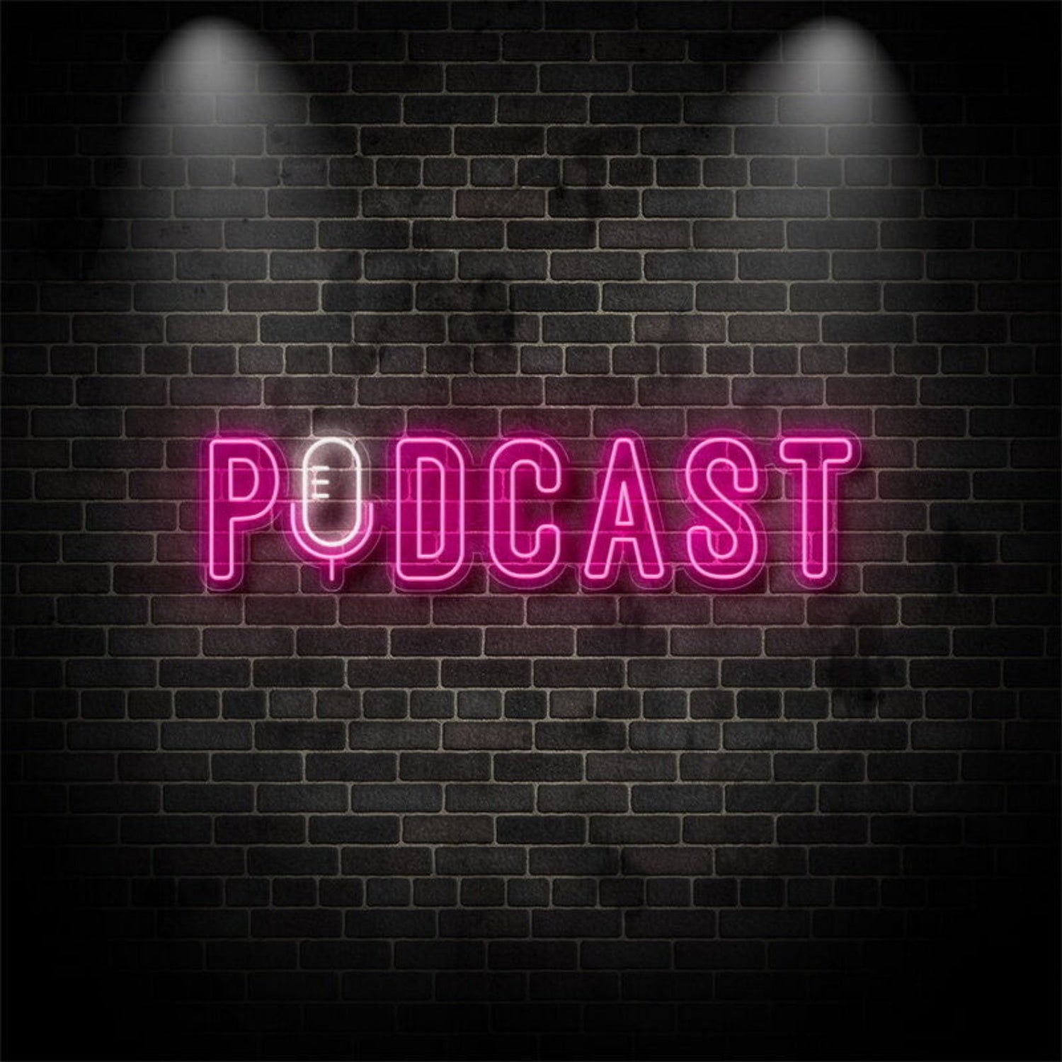Podcast With Retro Mic Led Neon Sign | Shineneon
