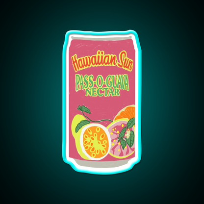 Pog Snack Food Led Neon Sign Rgb Color - Size and dimension reference