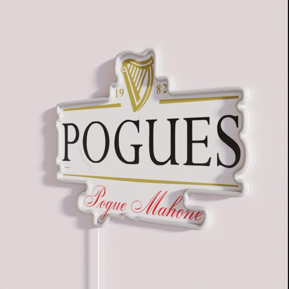 Pogues 1982 Pogue Mahone 2 Rgb Led Neon Sign - Shineneon