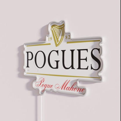 Pogues 1982 Pogue Mahone 2 Rgb Led Neon Sign - Shineneon