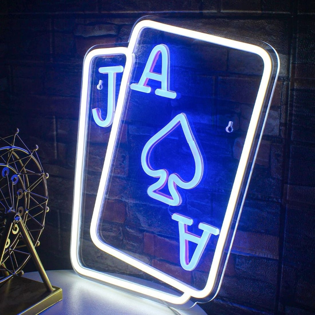 Poker Cards Led Sign Business Neon Sign - Shineneon