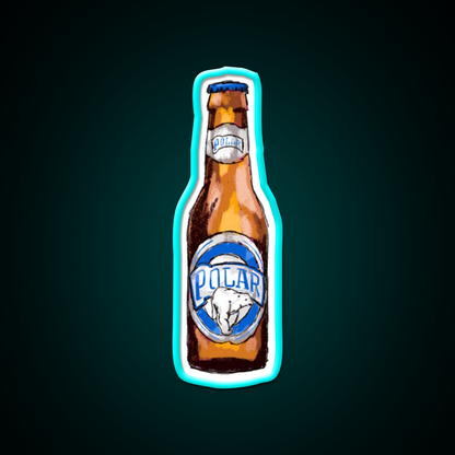 Polar Beer Venezuelan Beer Venezuela Beer Bar Decor Led Neon Sign Rgb Color - Size and dimension reference