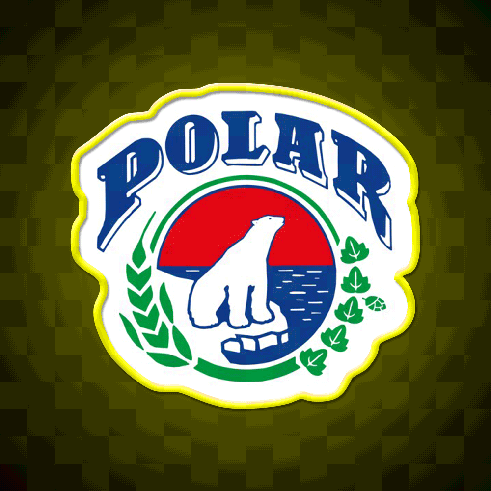 Polar Companies Beer Bar Decor Led Neon Sign Rgb Color - Custom LED neon sign front view
