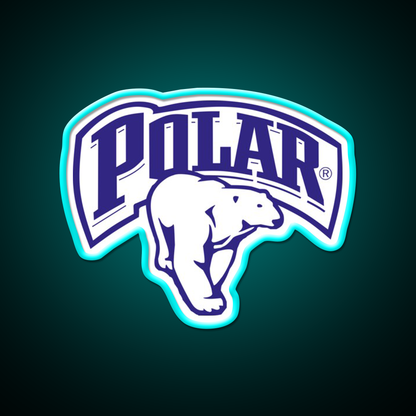 Polar Companies Beer Bar Decor Led Neon Sign Wall Art Rgb Color - Size and dimension reference