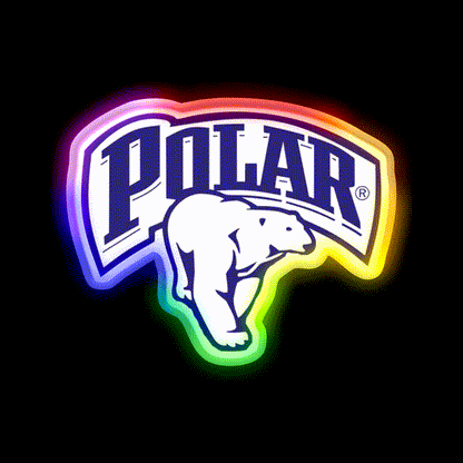Polar Companies Beer Bar Decor Led Neon Sign Wall Art Rgb Color - LED neon sign close-up detail