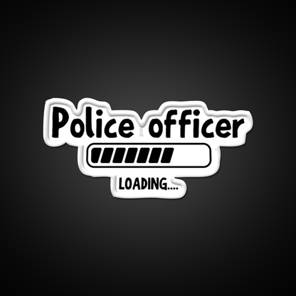 Police Officer To Be Man Cave Bar Led Neon Sign Rgb Color