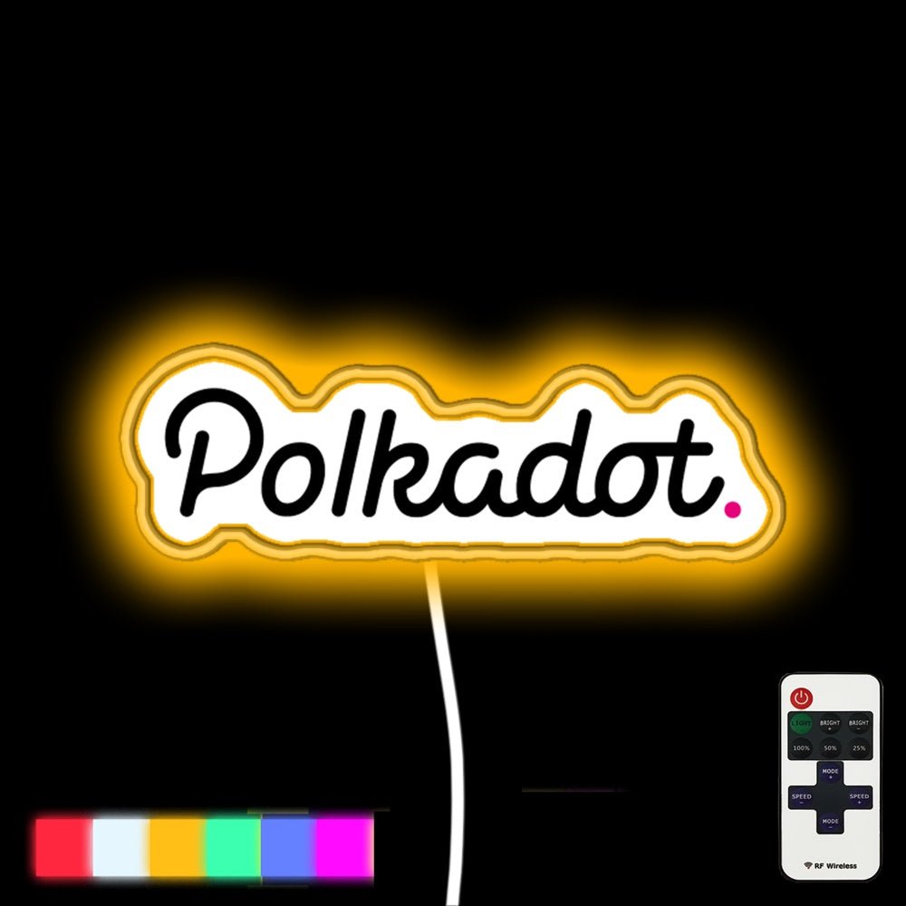 Polkadot Crypto Dot Blockchain Led Neon Sign - Shineneon