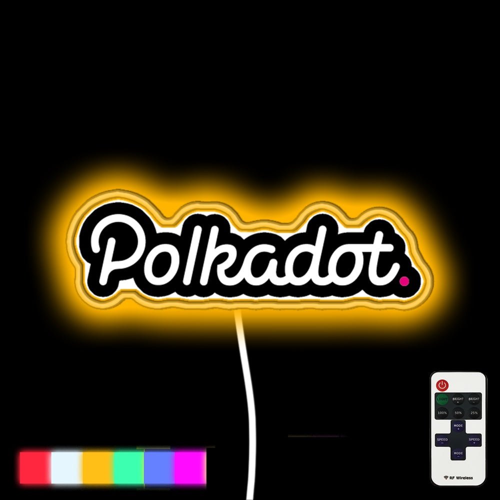 Polkadot Dot Crypto Blockchain Led Neon Sign - Shineneon