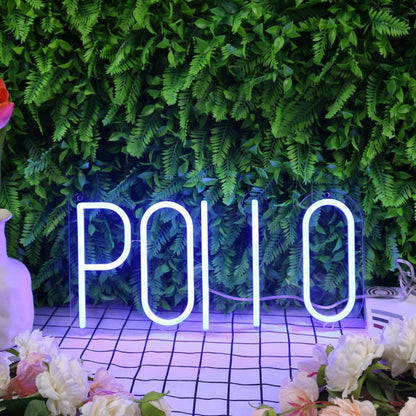 Pollo Blue Led Neon Sign - Shineneon