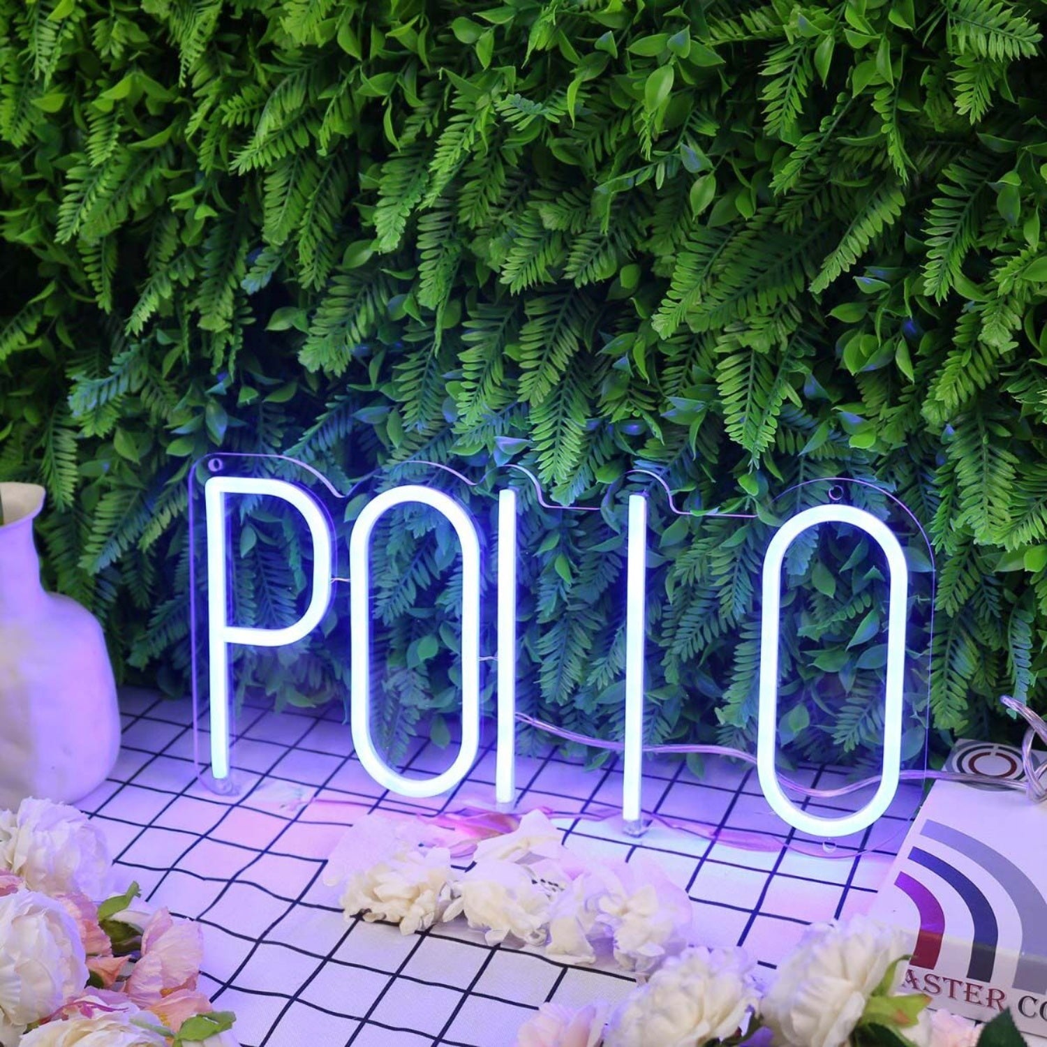 Pollo Blue Led Neon Sign - Shineneon