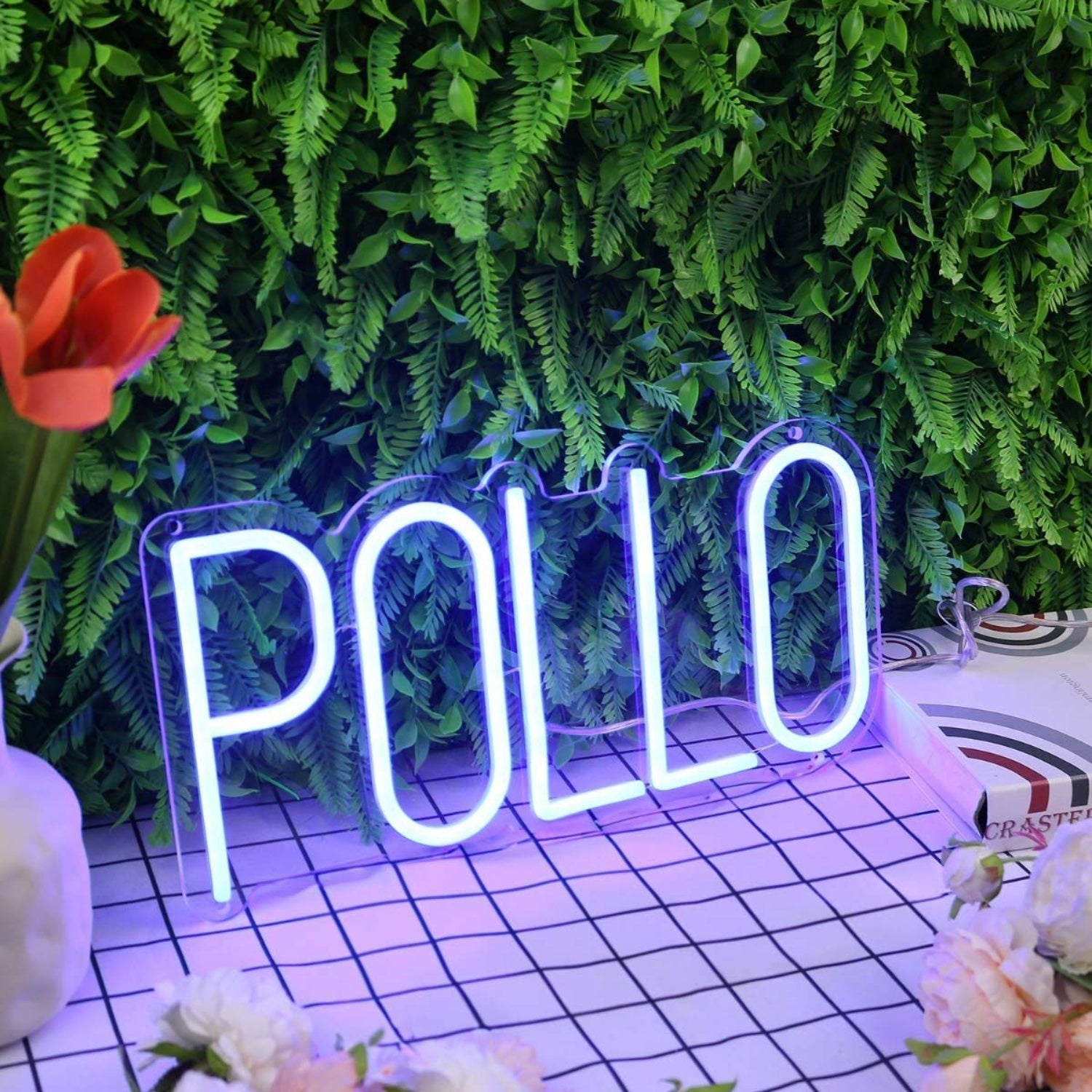 Pollo Blue Led Neon Sign - Shineneon
