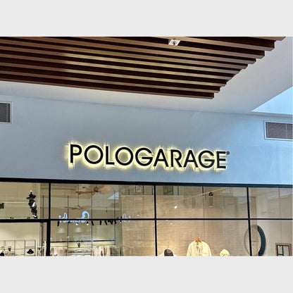 Pologarage 3D Backlit Channel Letters Led Light Sign - Shineneon