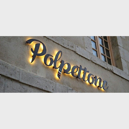 Polpettone 3D Backlit Channel Letters Led Light Sign - Shineneon