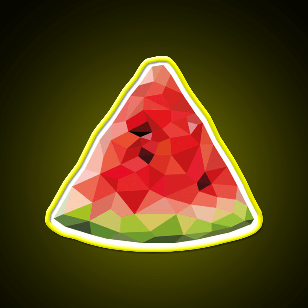 Poly Watermelon Snack Food Led Neon Sign Rgb Color - Shineneon